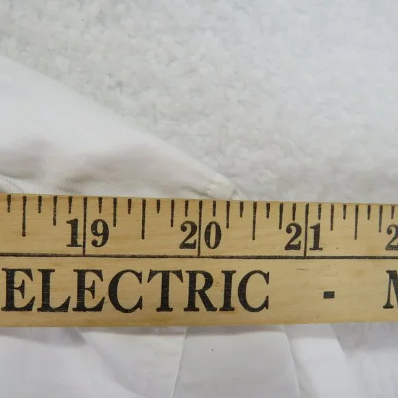 Spanx Shirt Womens 1XL White Long Sleeve‎ Button Pullover Tunic Blouse Top - Picture 5 of 7